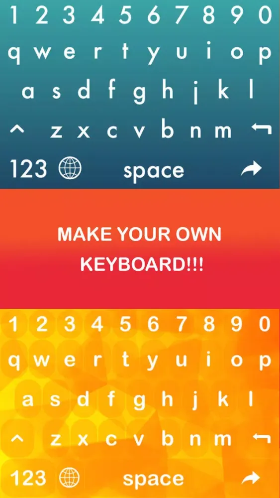 Zrzuty ekranu Keyboard Designer- Your Own Keyboard
