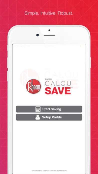 ภาพหน้าจอของ Rheem Calcu Save