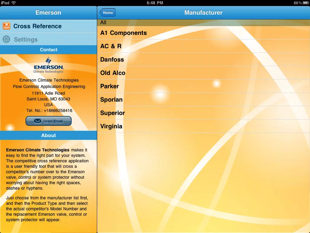 Emerson X-Check iPad  스크린샷