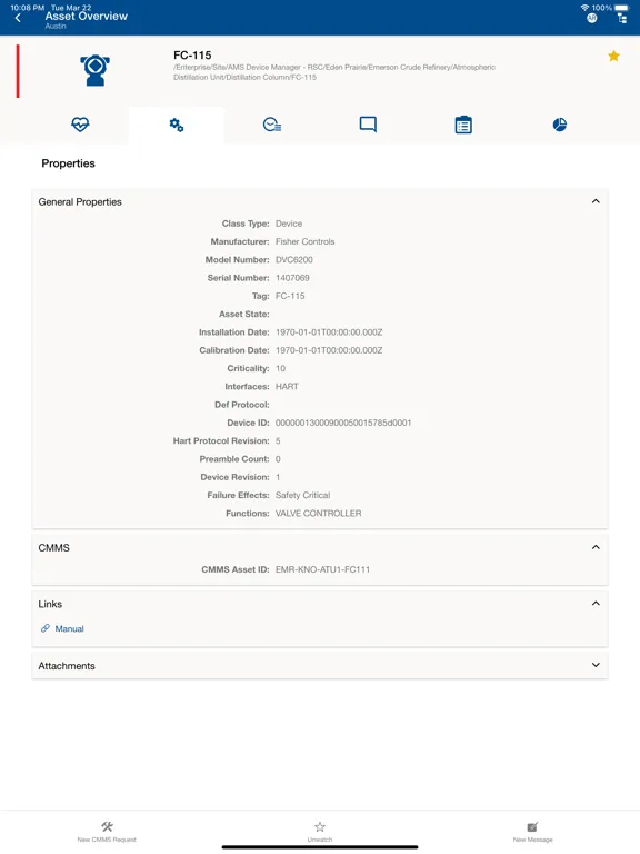 AMS Optics iPad  Screenshots