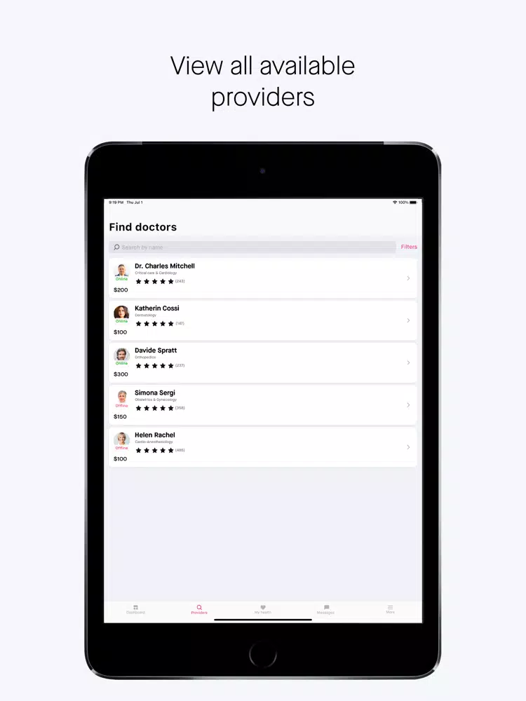 eDoc Telemed iPad 应用截图