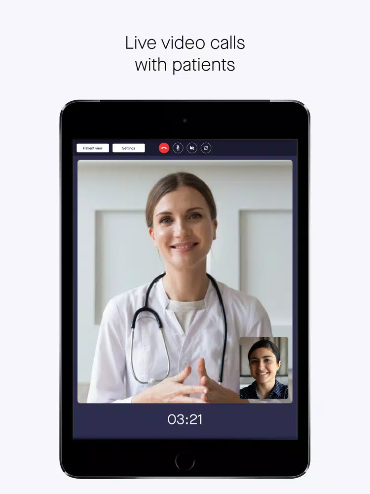 صور eDoc Telemed Provider iPad 