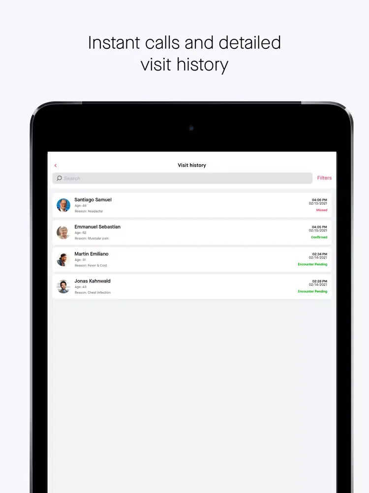 Screenshot di eDoc Telemed Provider iPad 