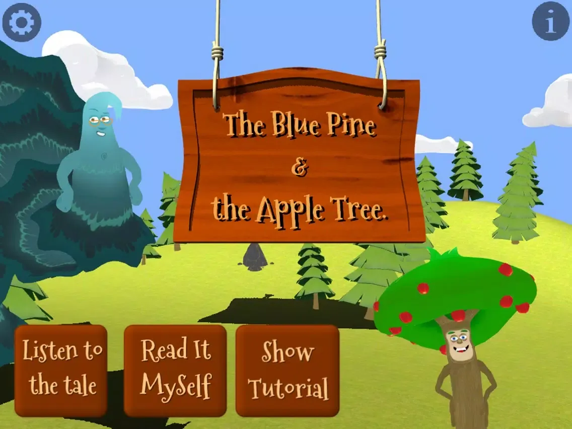 Capturas de tela do The Blue Pine and the Apple Tree iPad 