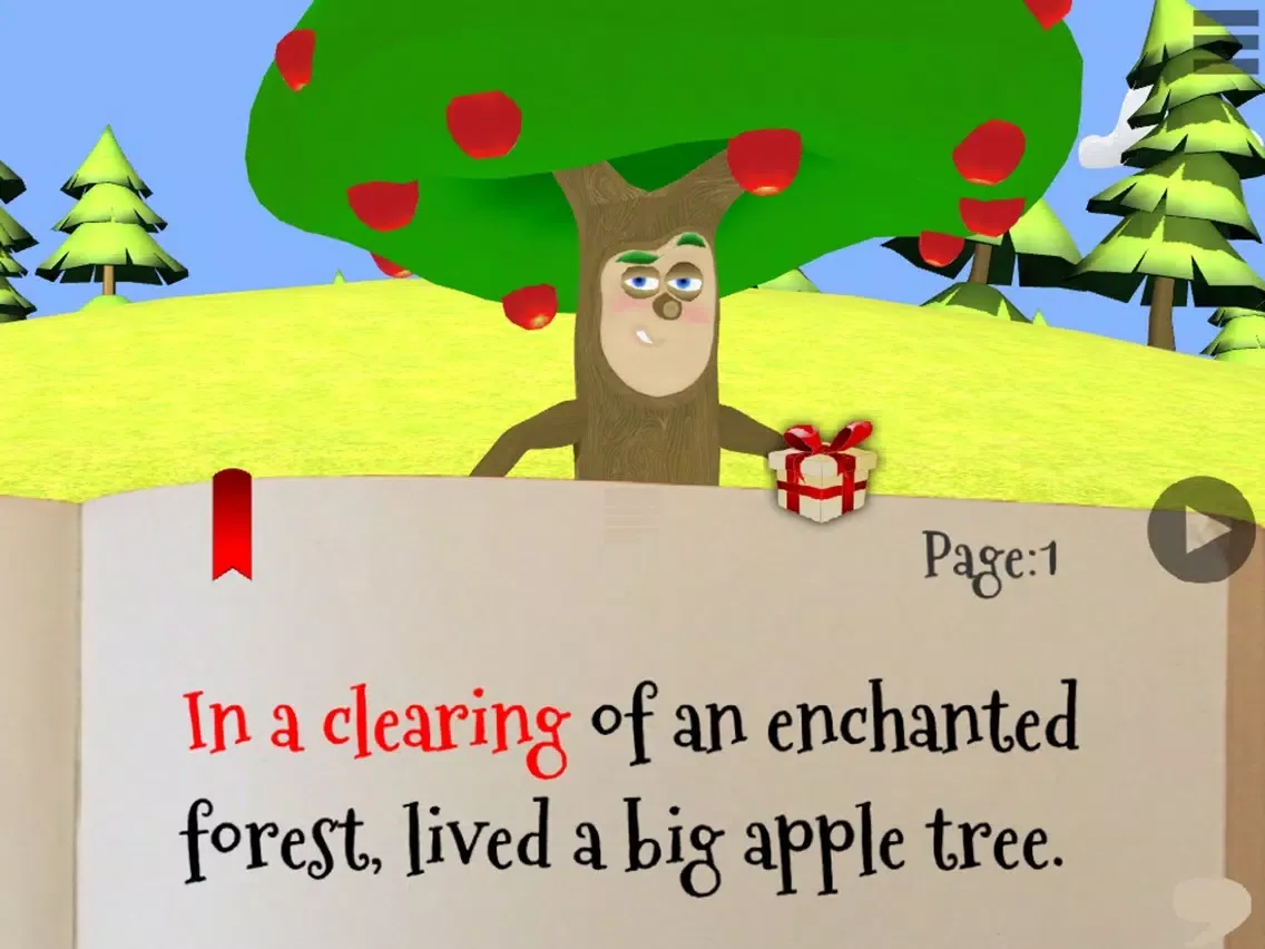Capturas de tela do The Blue Pine and the Apple Tree iPad 