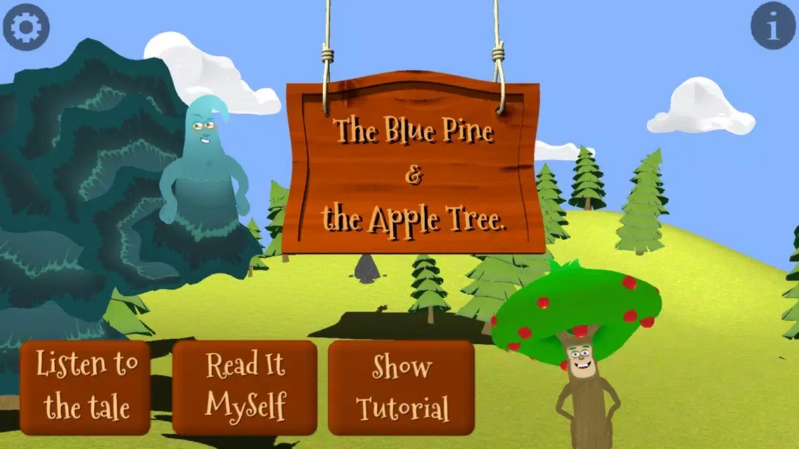 Capturas de tela do The Blue Pine and the Apple Tree