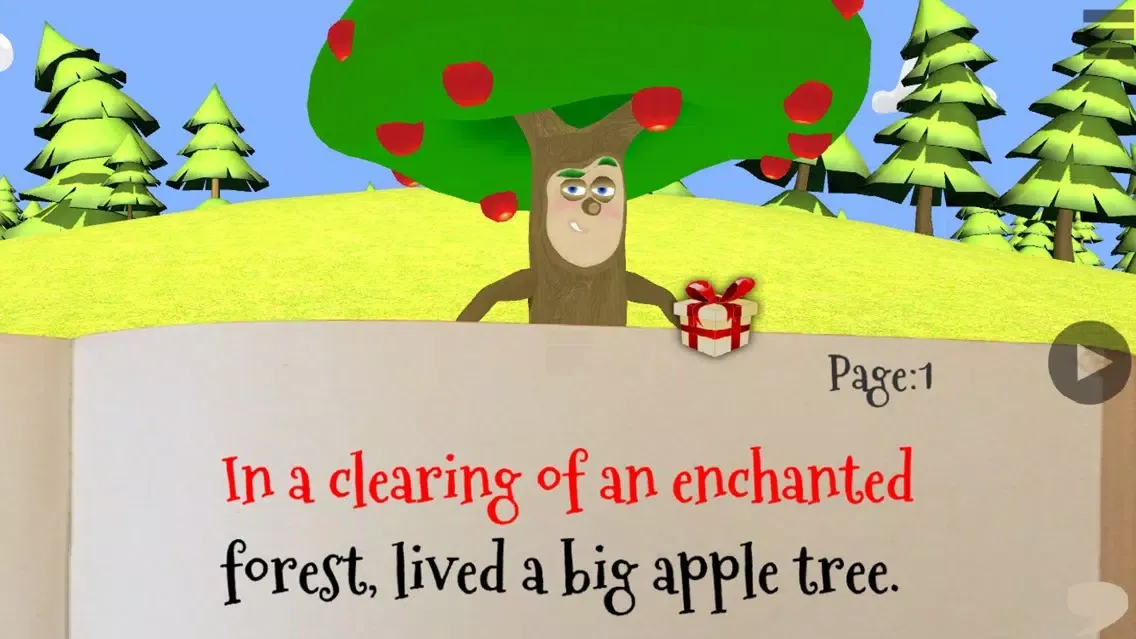 Capturas de tela do The Blue Pine and the Apple Tree