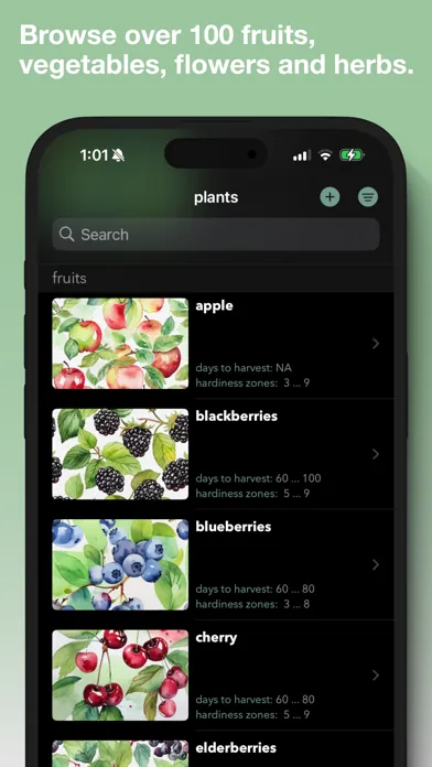 Capturas de tela do Grow: Garden Planner