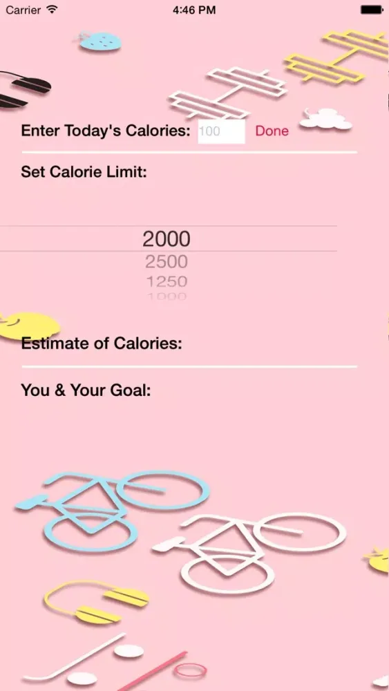 Tangkapan skrin KeepFit Calorie Counter