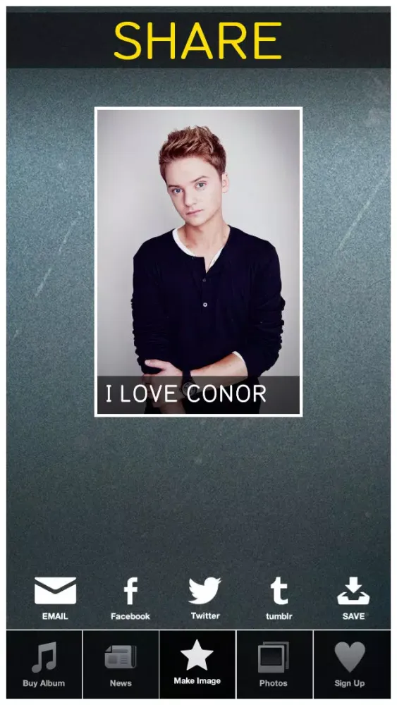 Capturas de pantalla de Conor Maynard