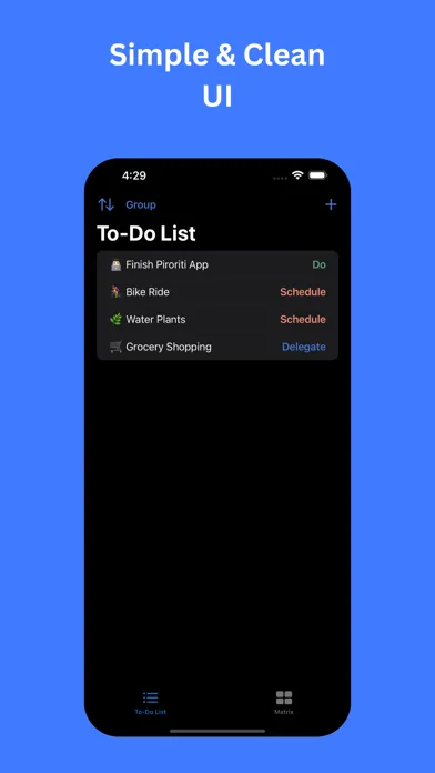 Prioriti - To Do List & Matrix Ekran Görüntüleri