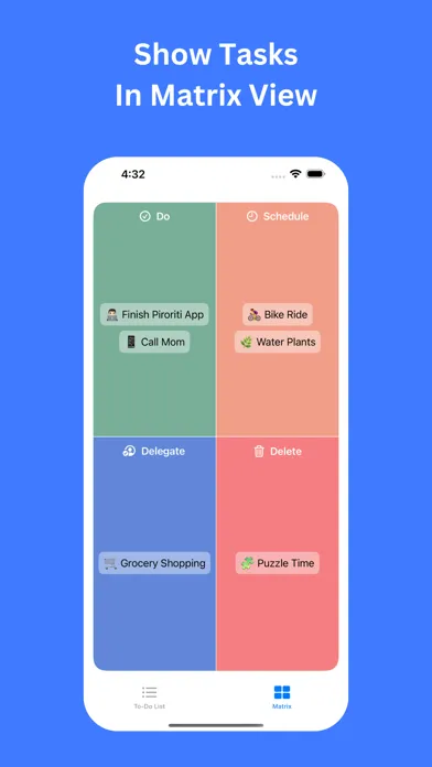 Prioriti - To Do List & Matrix Ekran Görüntüleri