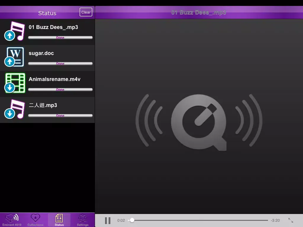 Capturas de tela do Eminent 4610 iPad 