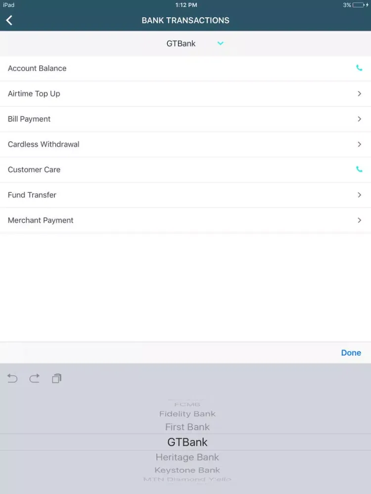 ภาพหน้าจอของ Directory - Nigerian USSD Digital Directory iPad 