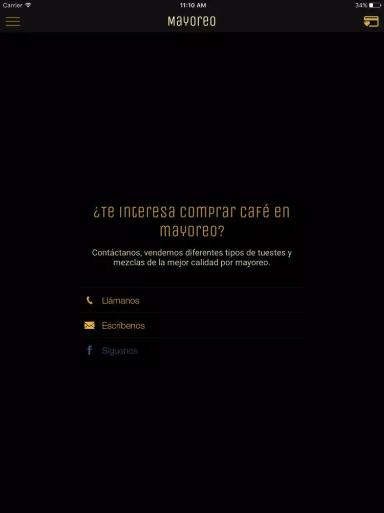 Capturas de tela do Café Emir iPad 