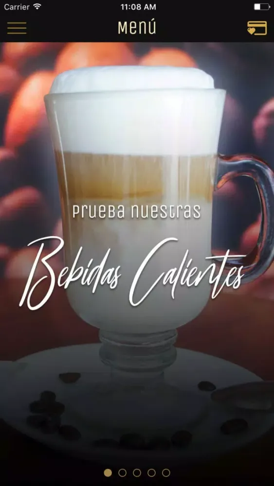 Capturas de tela do Café Emir