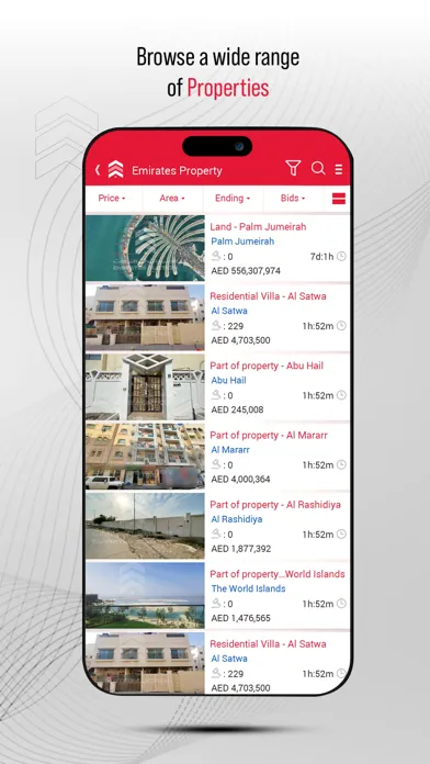 Emirates Auction Ekran Görüntüleri