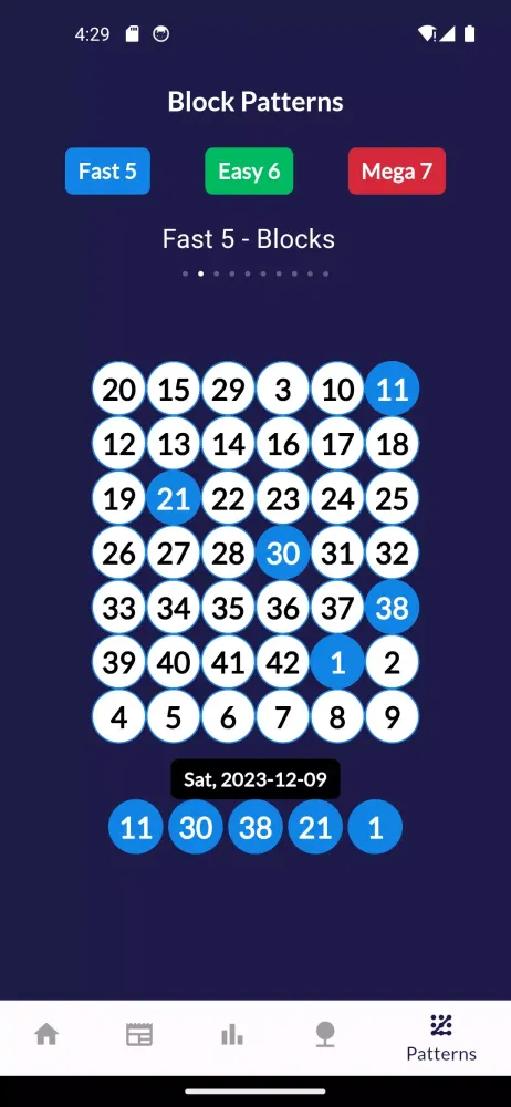 Emirates Draw Results Screenshots