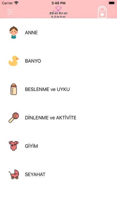 Ảnh chụp màn hình của Bebe Liste