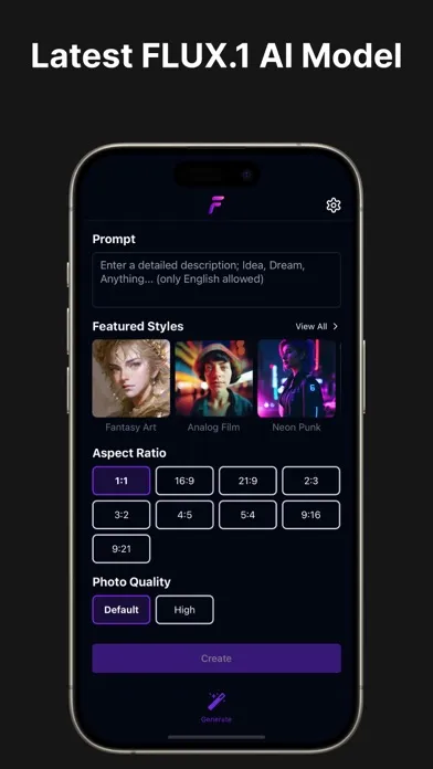 Zrzuty ekranu Artify: Art & Photo Generator