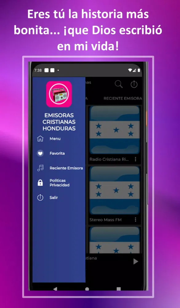 Emisoras Cristianas Honduras应用截图