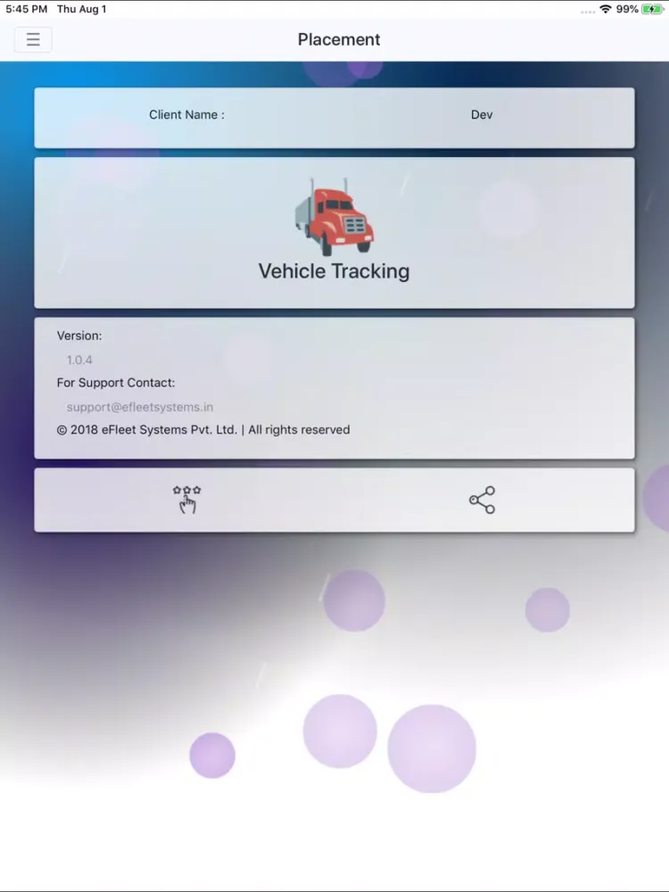 Скриншоты eFleet - Vehicle Placement iPad 