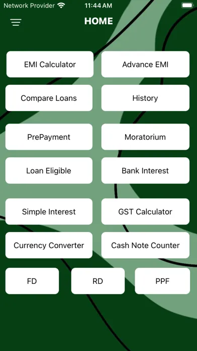 Investment Tracker -  EMI Screenshots