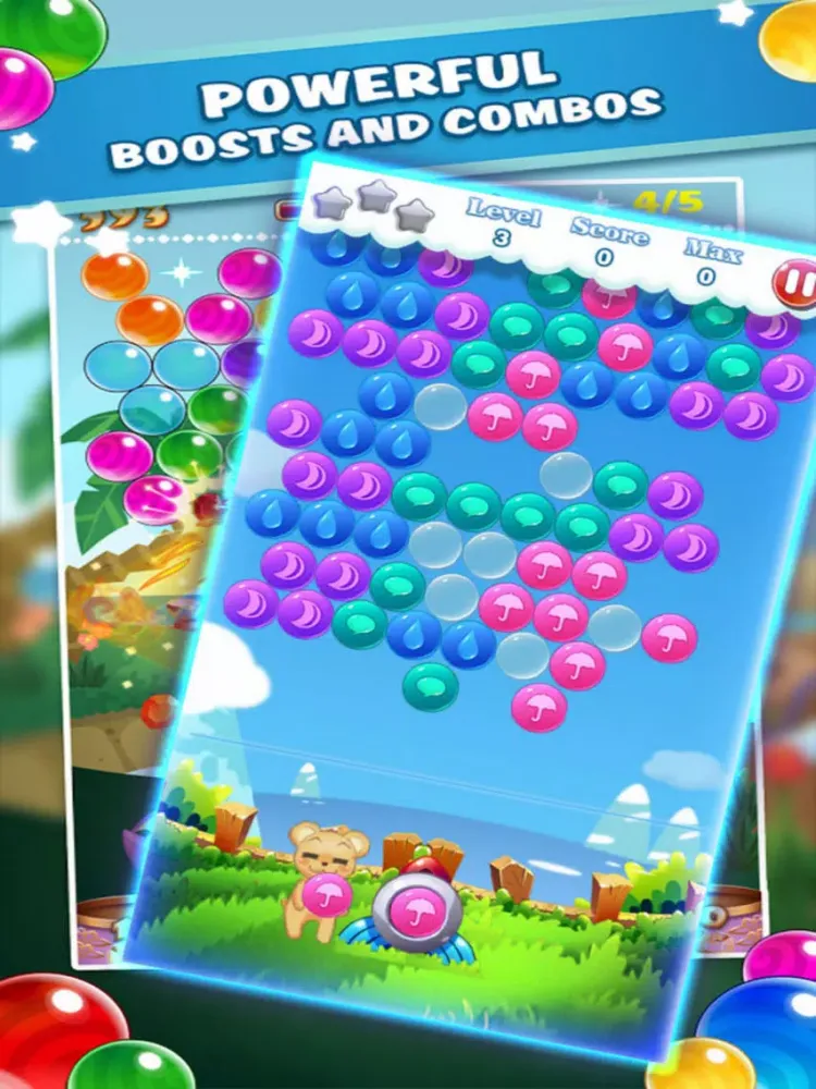 Bubble Shooter Kute Quest iPad  Screenshots