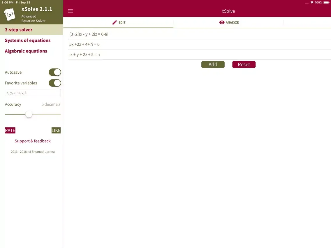 Capturas de pantalla de xSolve - Equation Solver iPad 
