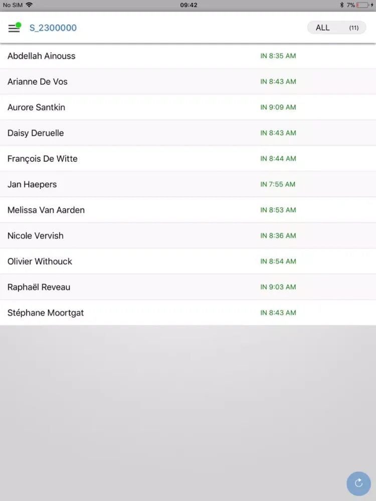 Capturas de pantalla de My Punchclock iPad 