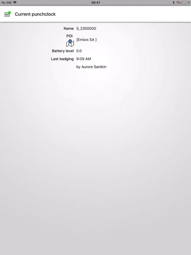 Capturas de pantalla de My Punchclock iPad 