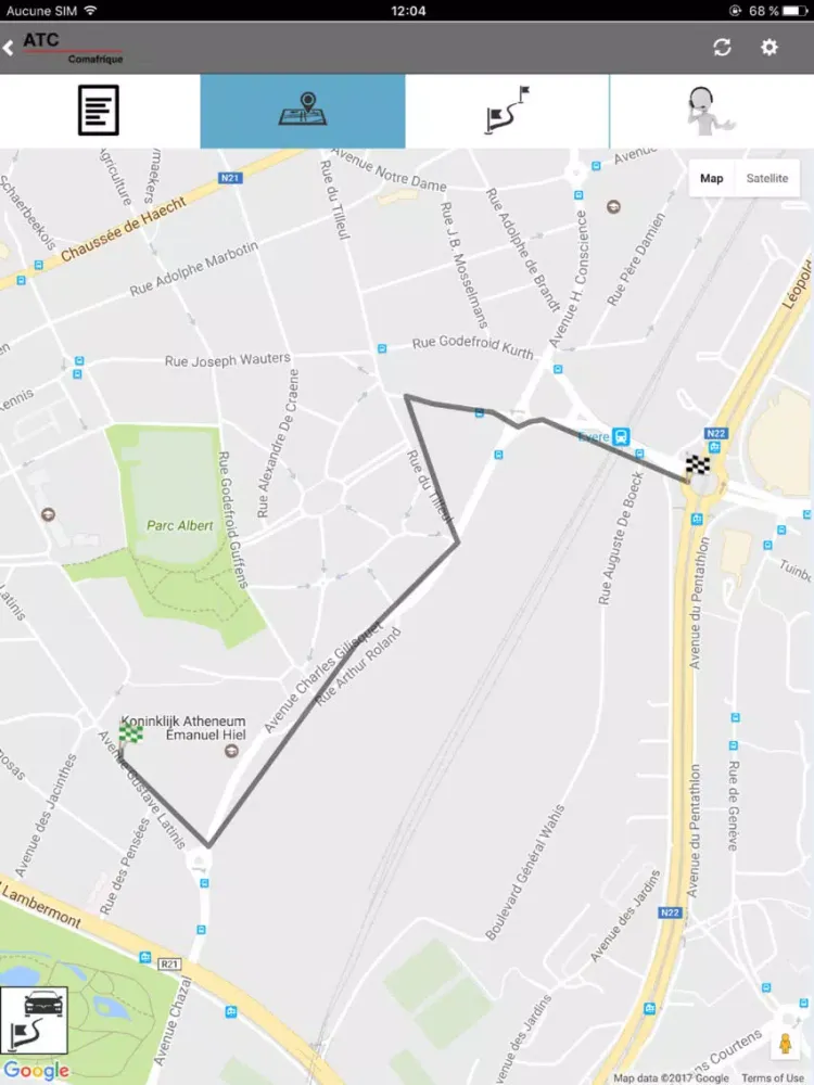 Securysat ATC iPad 應用截圖