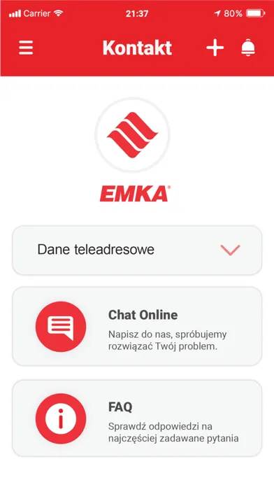 Captures d'écran de EMKA Mobile: BDO, KPO, odpady