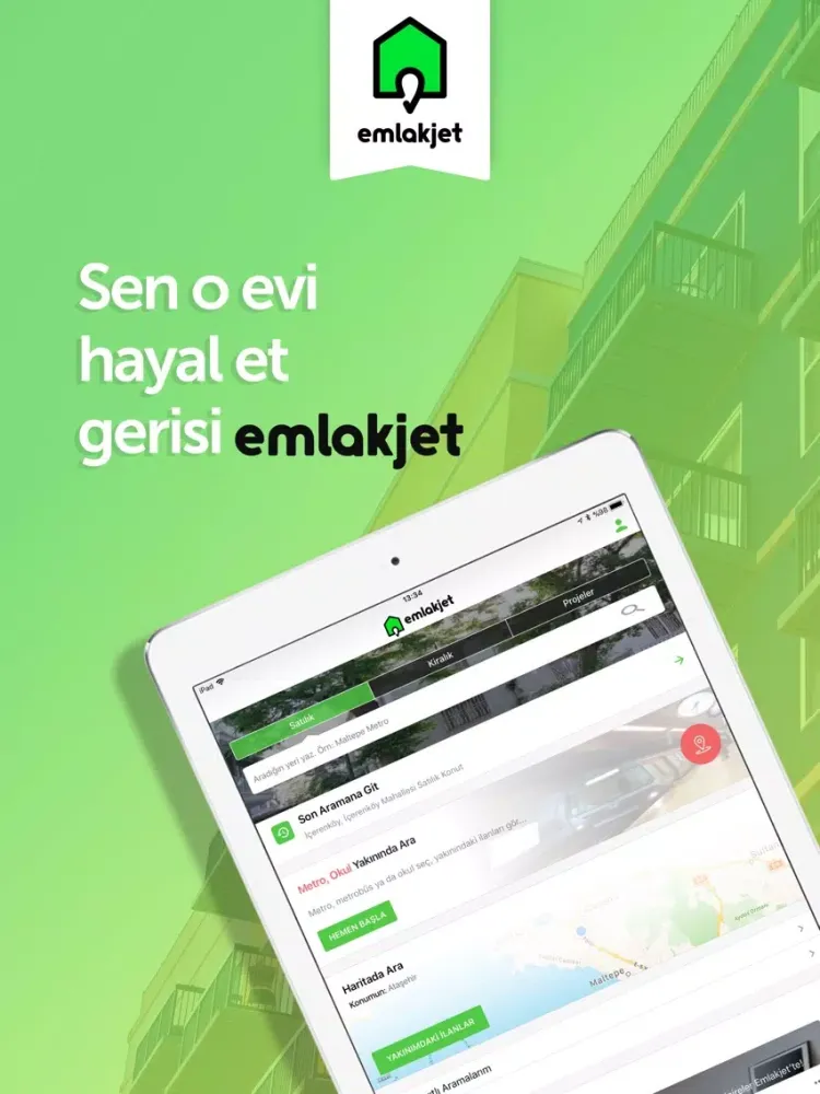 Capturas de pantalla de Emlakjet iPad 