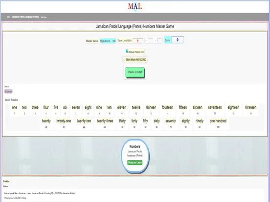 Capturas de pantalla de Jamaican Patois M(A)L iPad 