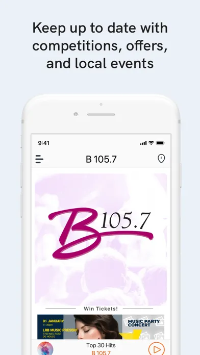 B 105.7 স্ক্রিনশট