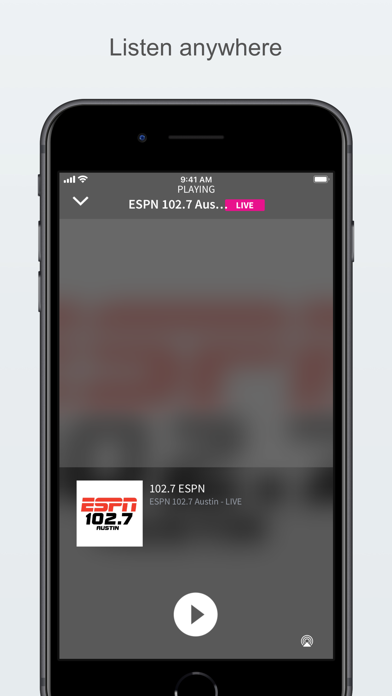 ภาพหน้าจอของ 102.7 ESPN