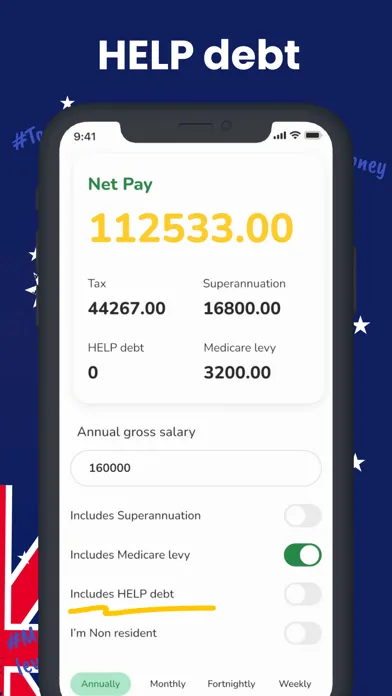 Capturas de pantalla de Australia Tax Calculator