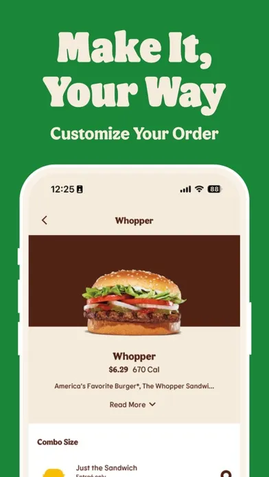 Zrzuty ekranu BURGER KING® App