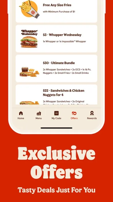 Zrzuty ekranu BURGER KING® App