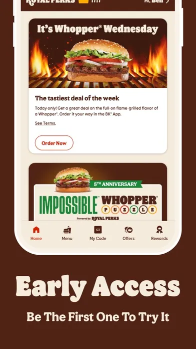 Zrzuty ekranu BURGER KING® App