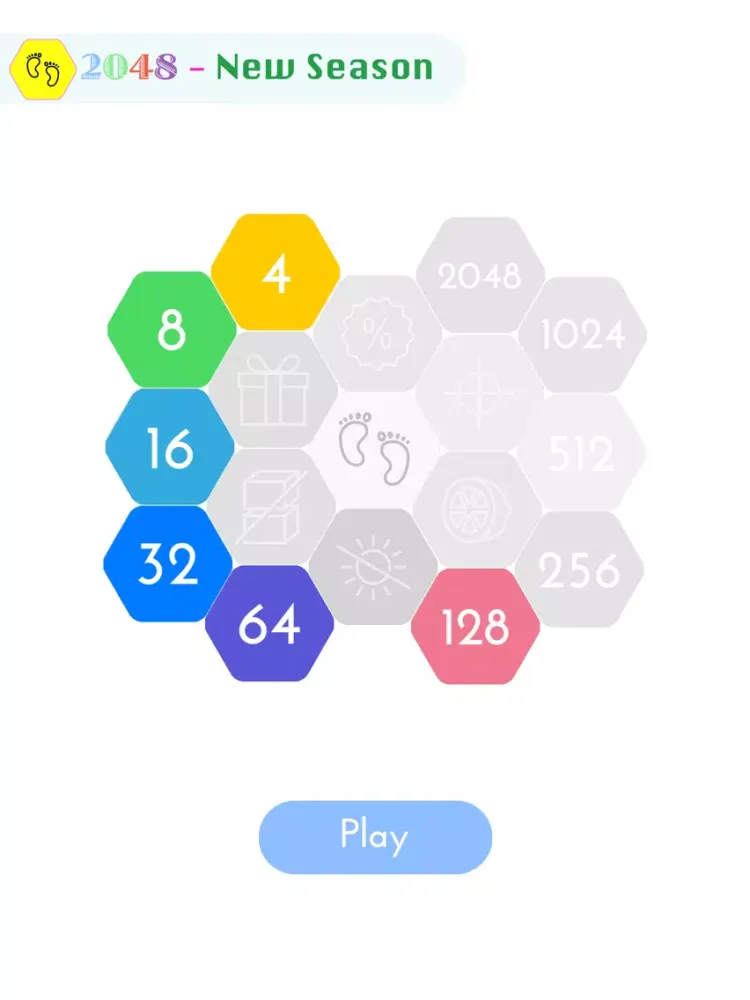 Tổng Tính Toán (2048 NSS) - Game trí tuệ miễn phí, vì cuộc đời là những chuyến đi iPad 應用截圖