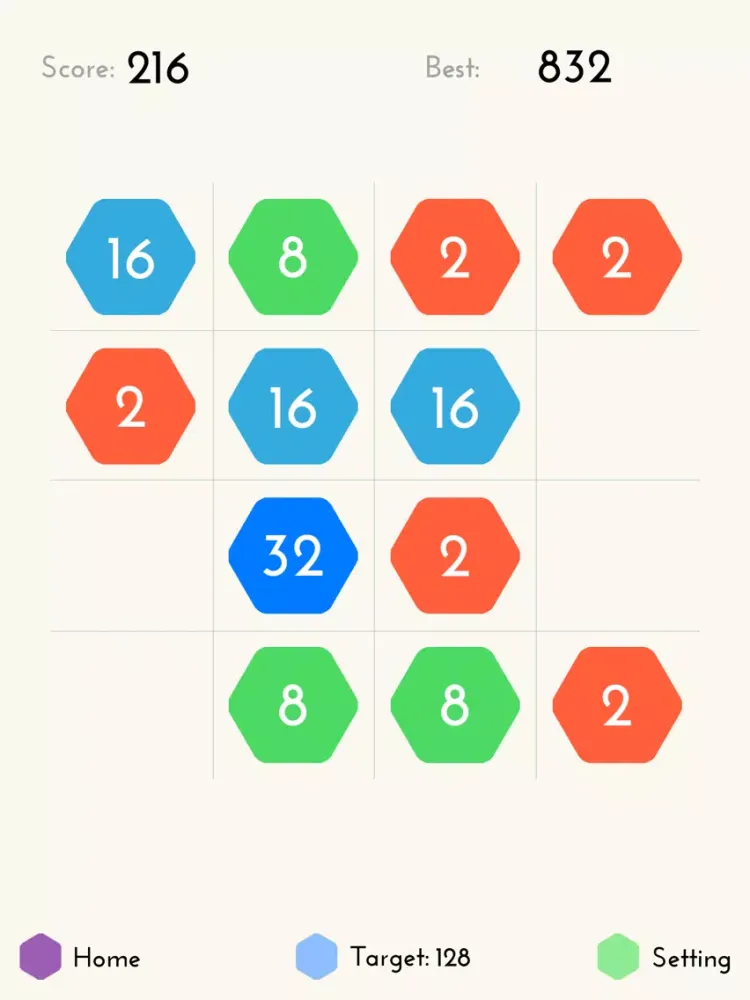 Tổng Tính Toán (2048 NSS) - Game trí tuệ miễn phí, vì cuộc đời là những chuyến đi iPad 應用截圖