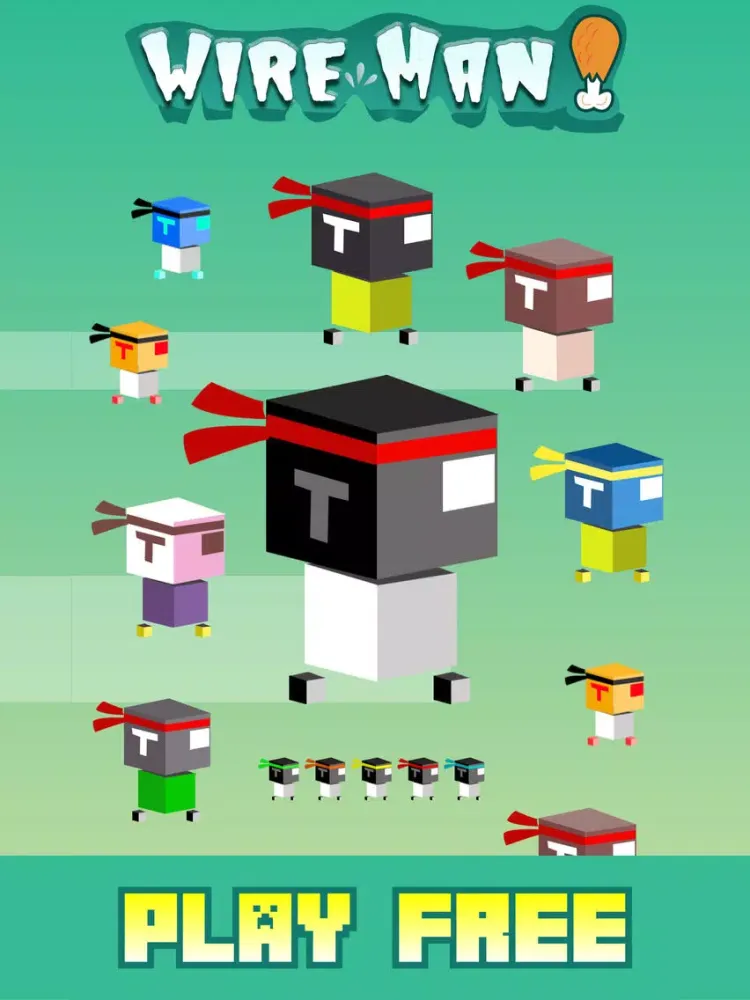 Wire Man: Stack electricians adventure for Stick Hero 2 iPad  Screenshots