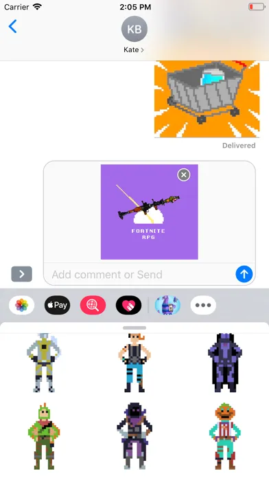 Pixel Stickers for Fortnite سکرین شاٹس
