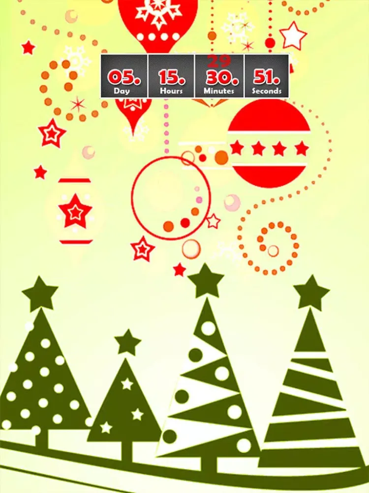 Capturas de pantalla de Christmas Countdown Wallpaper iPad 