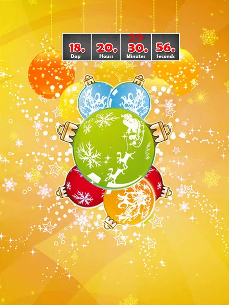 Capturas de pantalla de Christmas Countdown Wallpaper iPad 