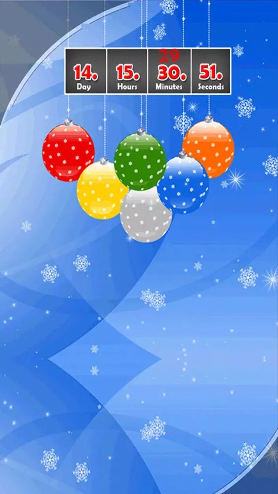 Capturas de pantalla de Christmas Countdown Wallpaper
