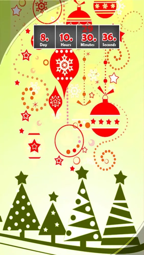 Capturas de pantalla de Christmas Countdown Wallpaper