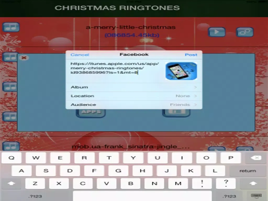 Captures d'écran de Merry Christmas Ringtones iPad 